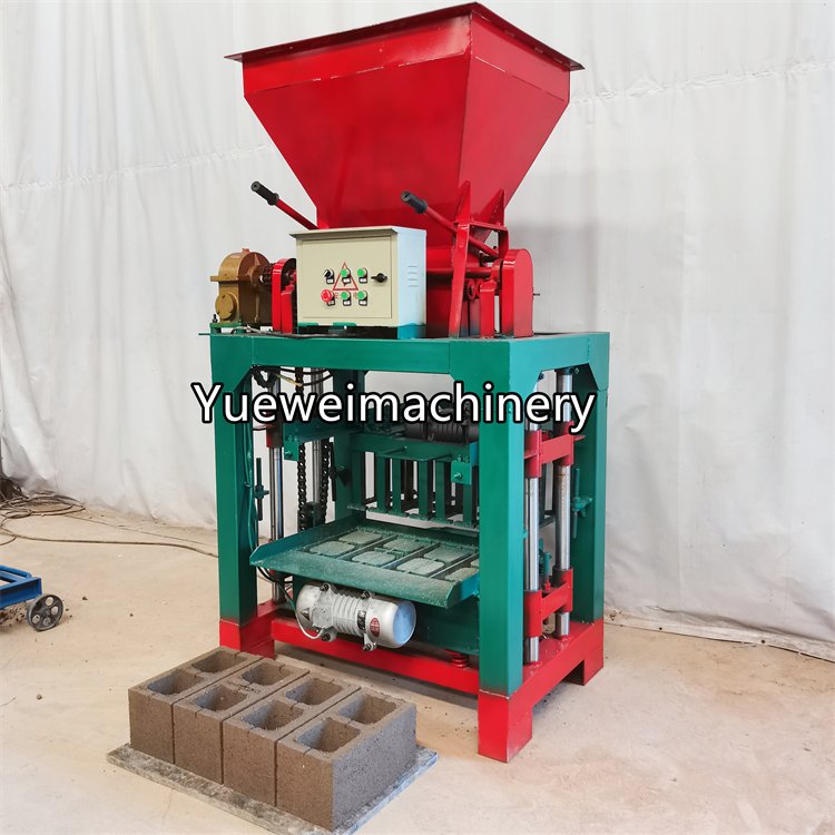 Popular Semi Automatic Electric Interlocking Construction Machinery Concrete Cement Block Brick Making Machine For Sale
