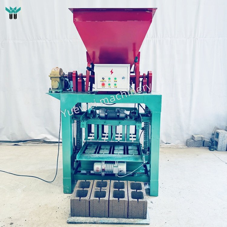 Popular Semi Automatic Electric Interlocking Construction Machinery Concrete Cement Block Brick Making Machine For Sale
