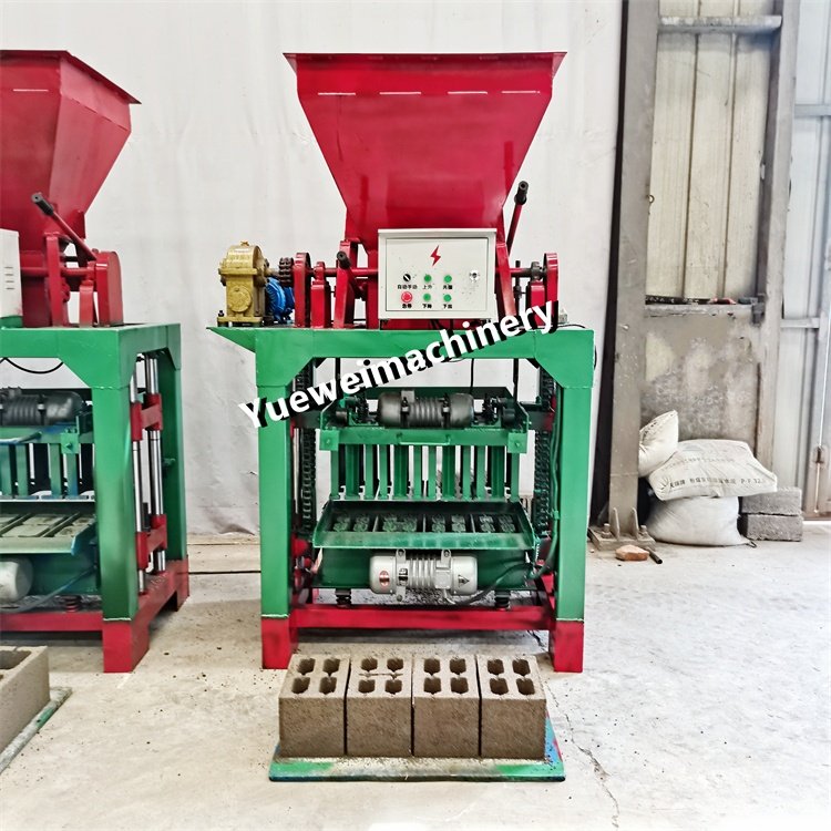 Popular Semi Automatic Electric Interlocking Construction Machinery Concrete Cement Block Brick Making Machine For Sale