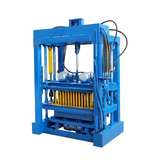 Full Automatic Hydraulic Cement Block Making Machine Multi-functional Brick Maker Manual Interlocking Earth Brick Making Machine