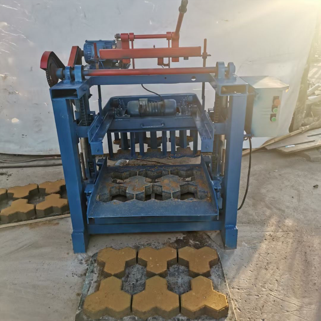 Semi Automatic Brick And Block Making Machine Paving Brick Making Machine South Africa