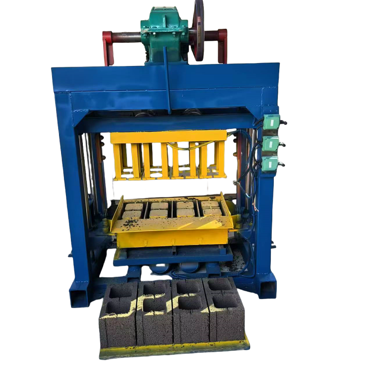 Concrete block forming machine brick making machine interlocking brick making machine with simple operation