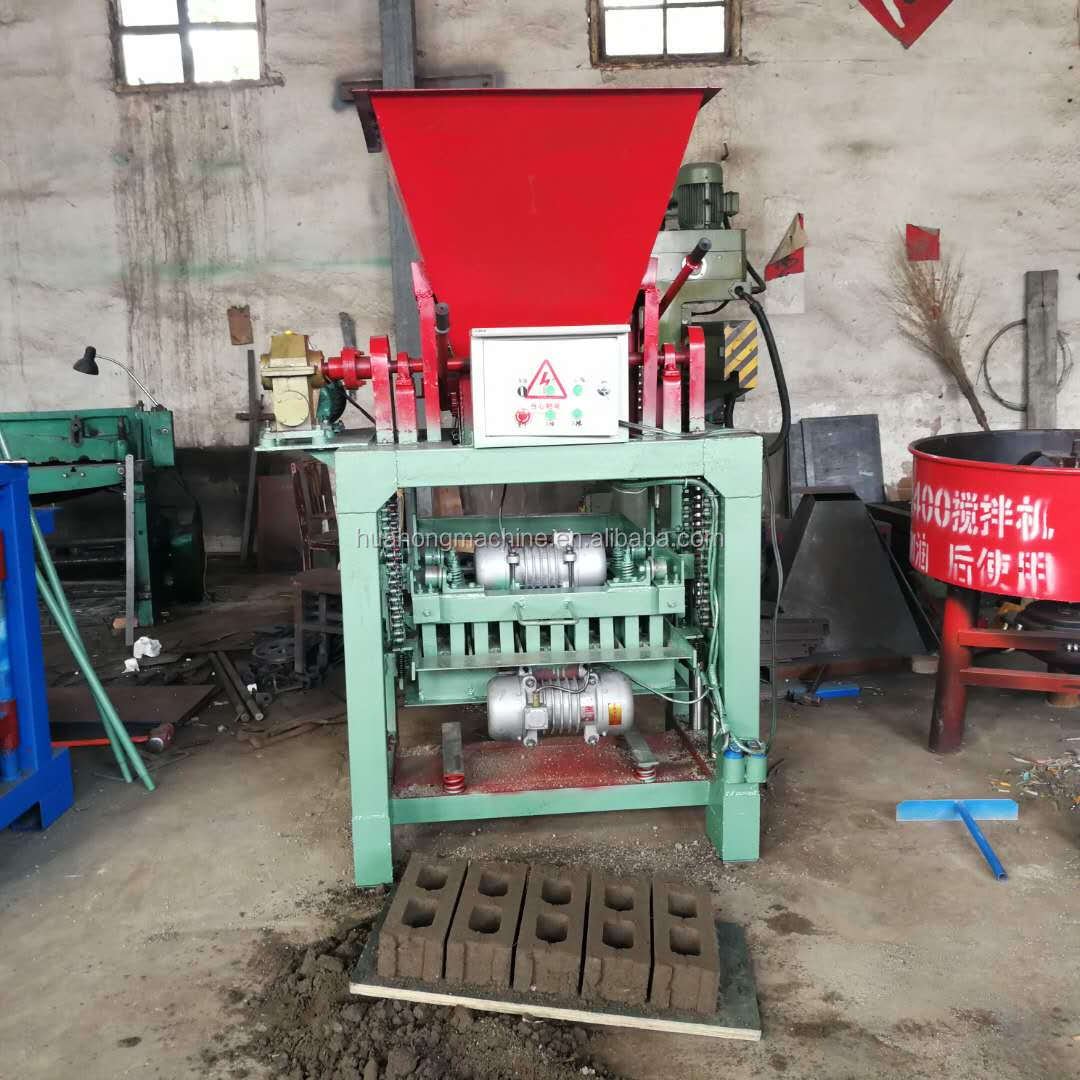 Small construction equipment QMJ4-35C paving cement brick making machine