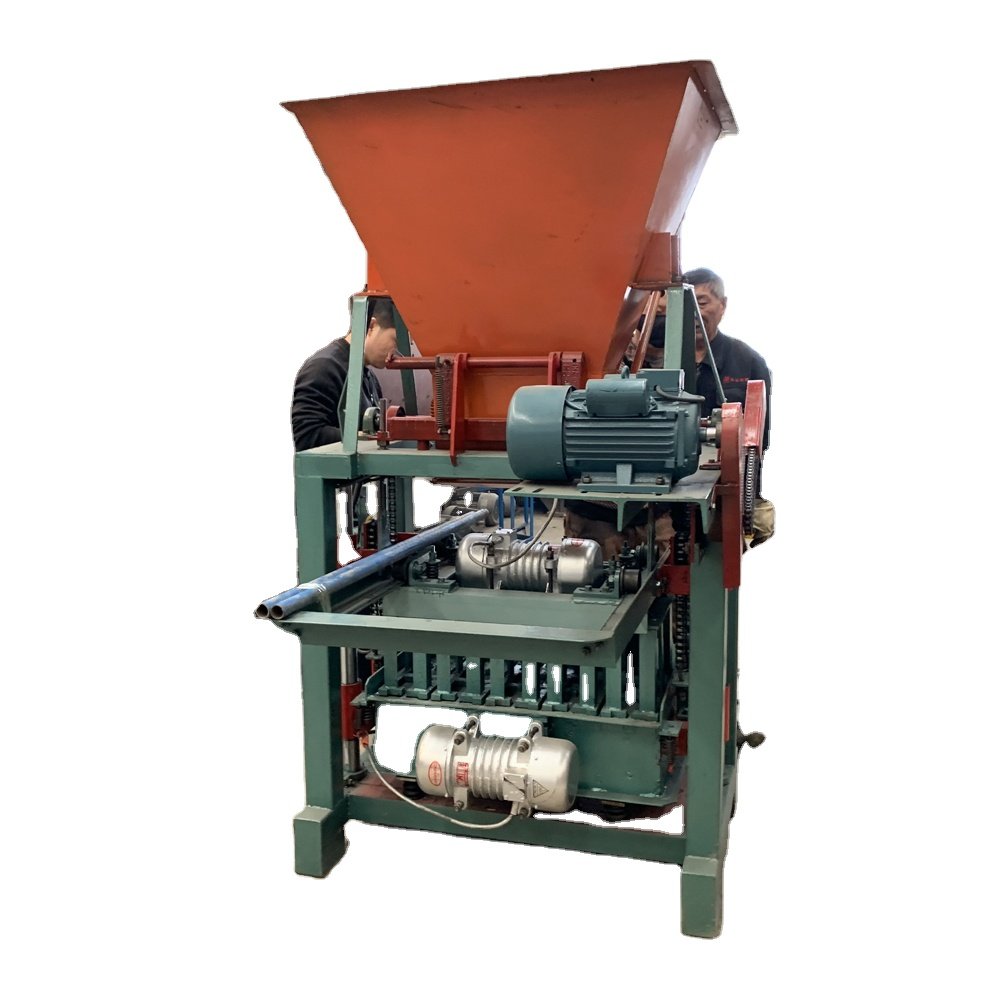 Small construction equipment QMJ4-35C paving cement brick making machine