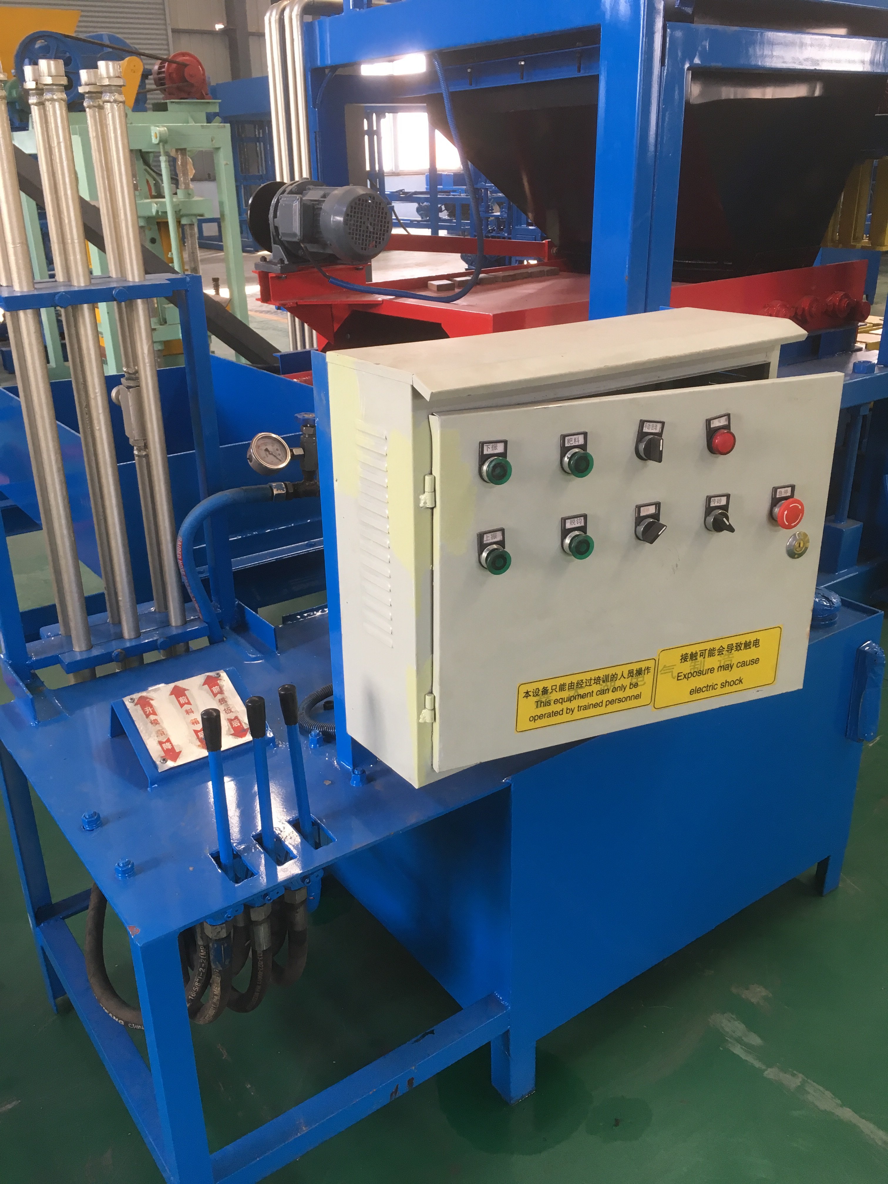 ZCJK 4-25 automatic machine making concrete blocks and bricks