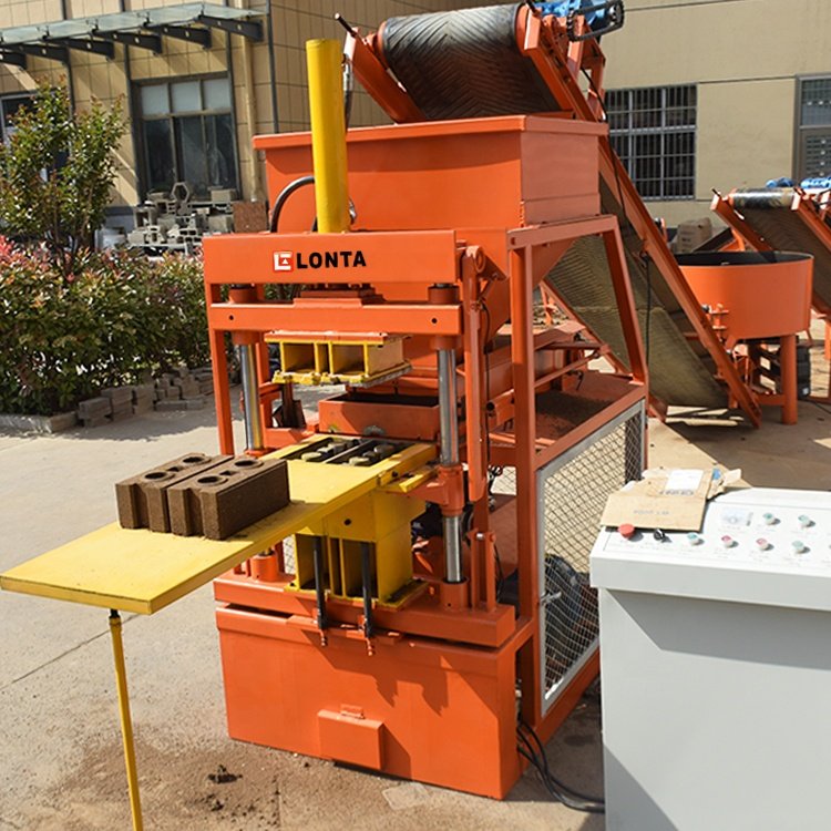 LONTA LT2-10 Full Automatic Hydraulic building bricks production line Hollow paver mould soil earth clay brick block machine
