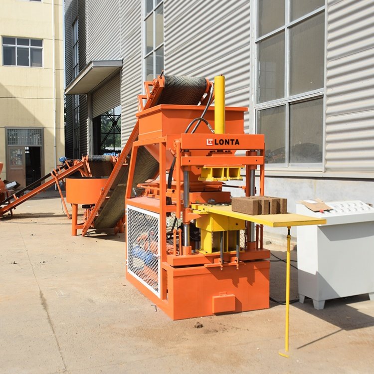 LONTA LT2-10 Full Automatic Hydraulic building bricks production line Hollow paver mould soil earth clay brick block machine