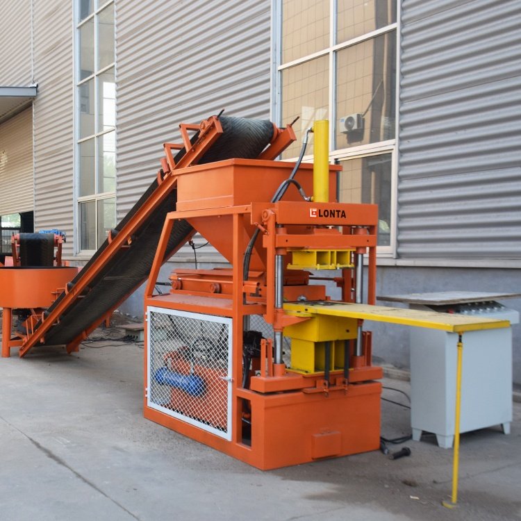 LONTA LT2-10 Full Automatic Hydraulic building bricks production line Hollow paver mould soil earth clay brick block machine