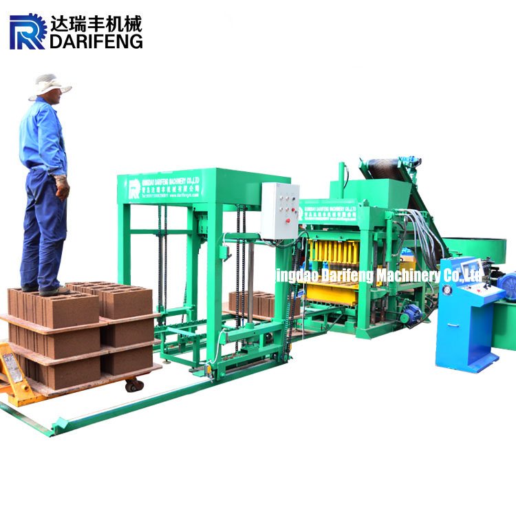 QT4-18 fully automatic block maker hydraulic motor australia cement brick making machine