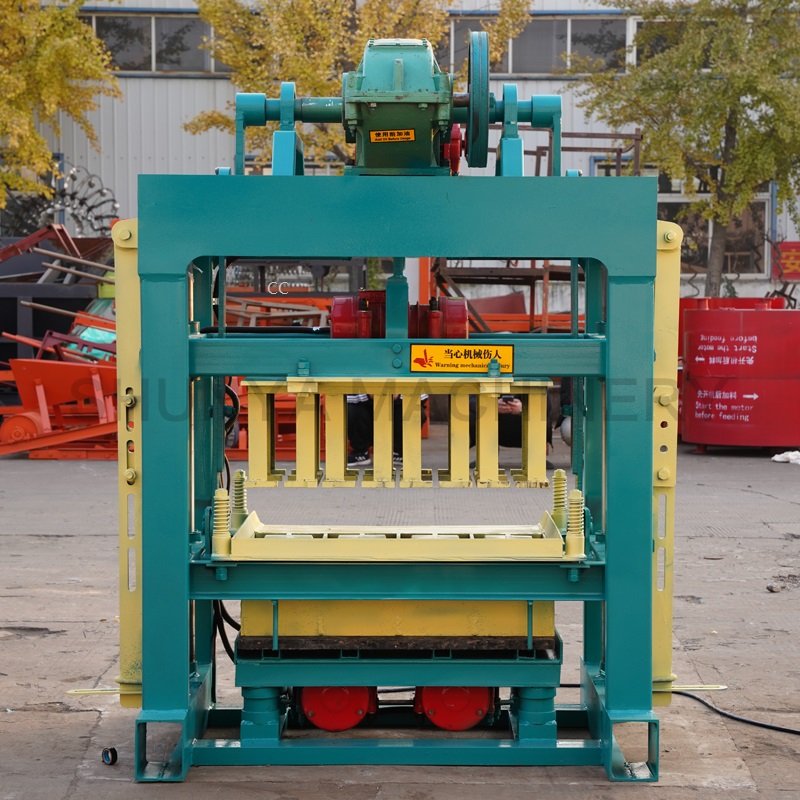 SHUNYA economical Semi Automatic Paving Brick Making Machine Concrete Cement Block Moulding machine