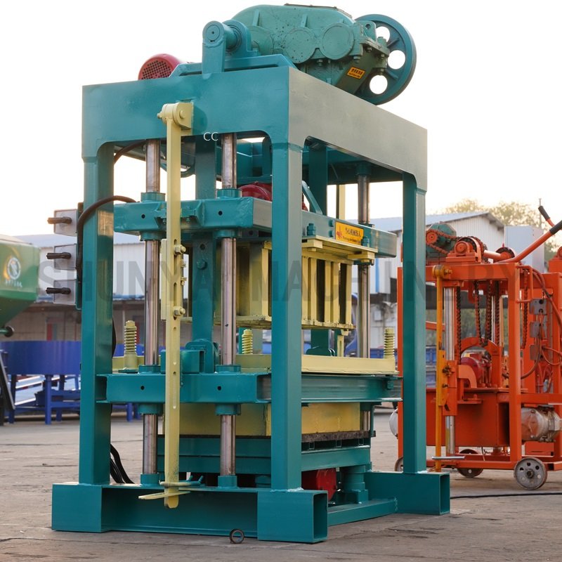 SHUNYA economical Semi Automatic Paving Brick Making Machine Concrete Cement Block Moulding machine
