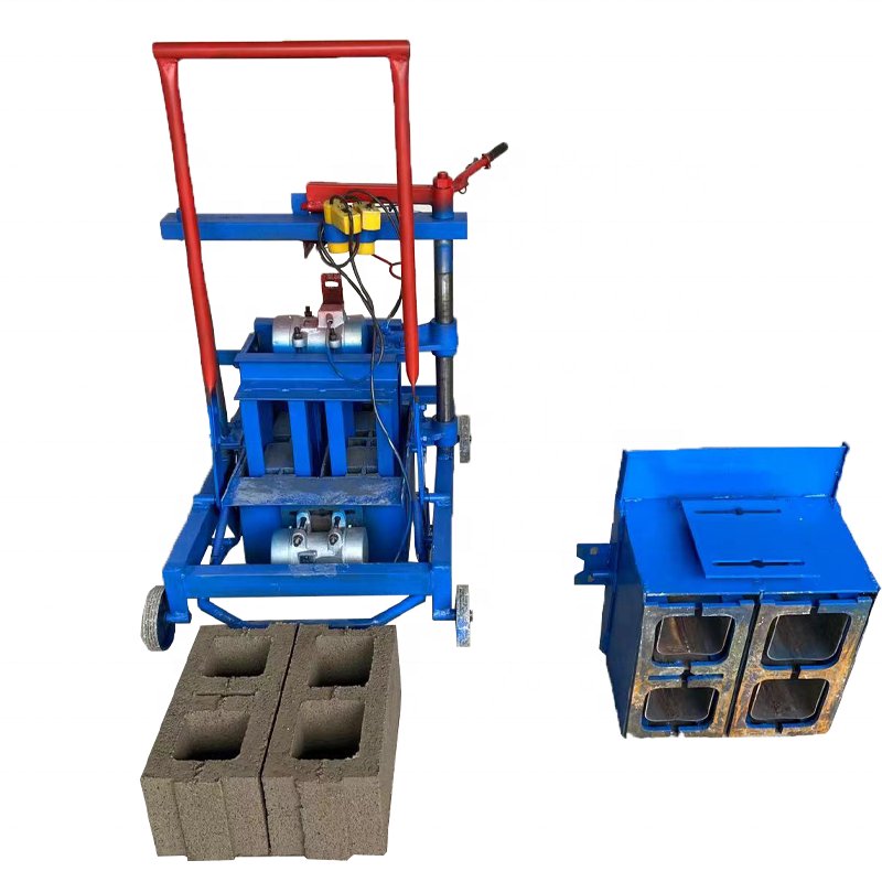 Mobile Manual Brick Making Machinery In Small Industrial Easy To Operate Stone Brick Making Machine