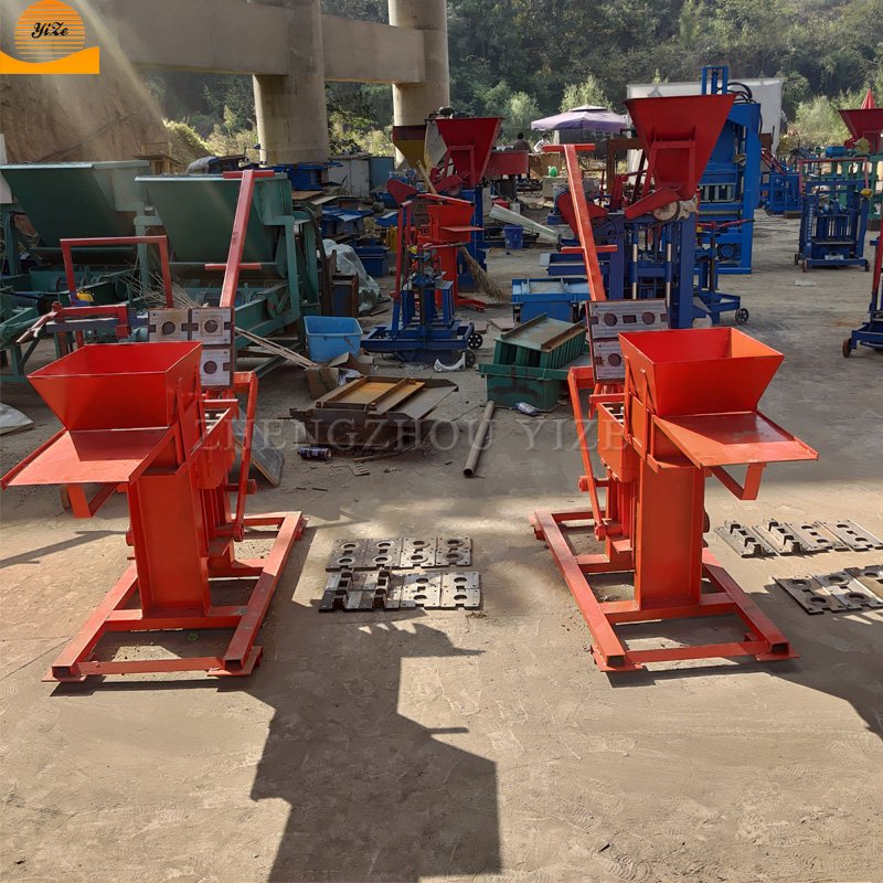 Newest Wholesale Price Small Manual Clay Interlocking block Brick Making Machine For Sale