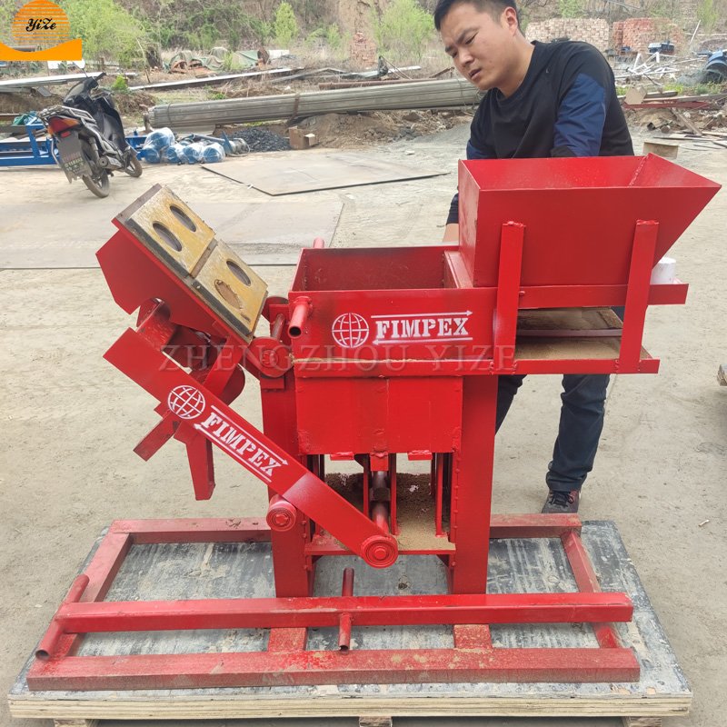 Newest Wholesale Price Small Manual Clay Interlocking block Brick Making Machine For Sale
