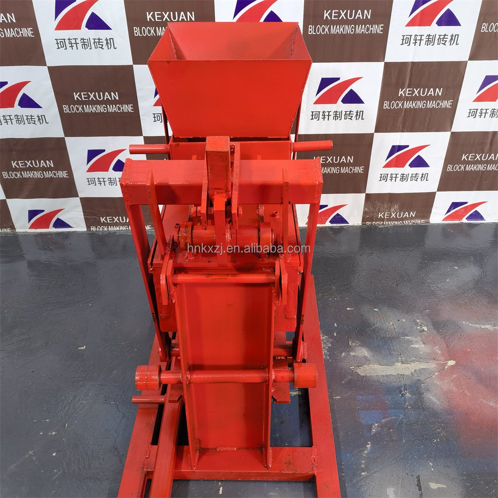 Manual brick machine customized molds to produce clay solid bricks.manual interlocking soil clay brick making machine