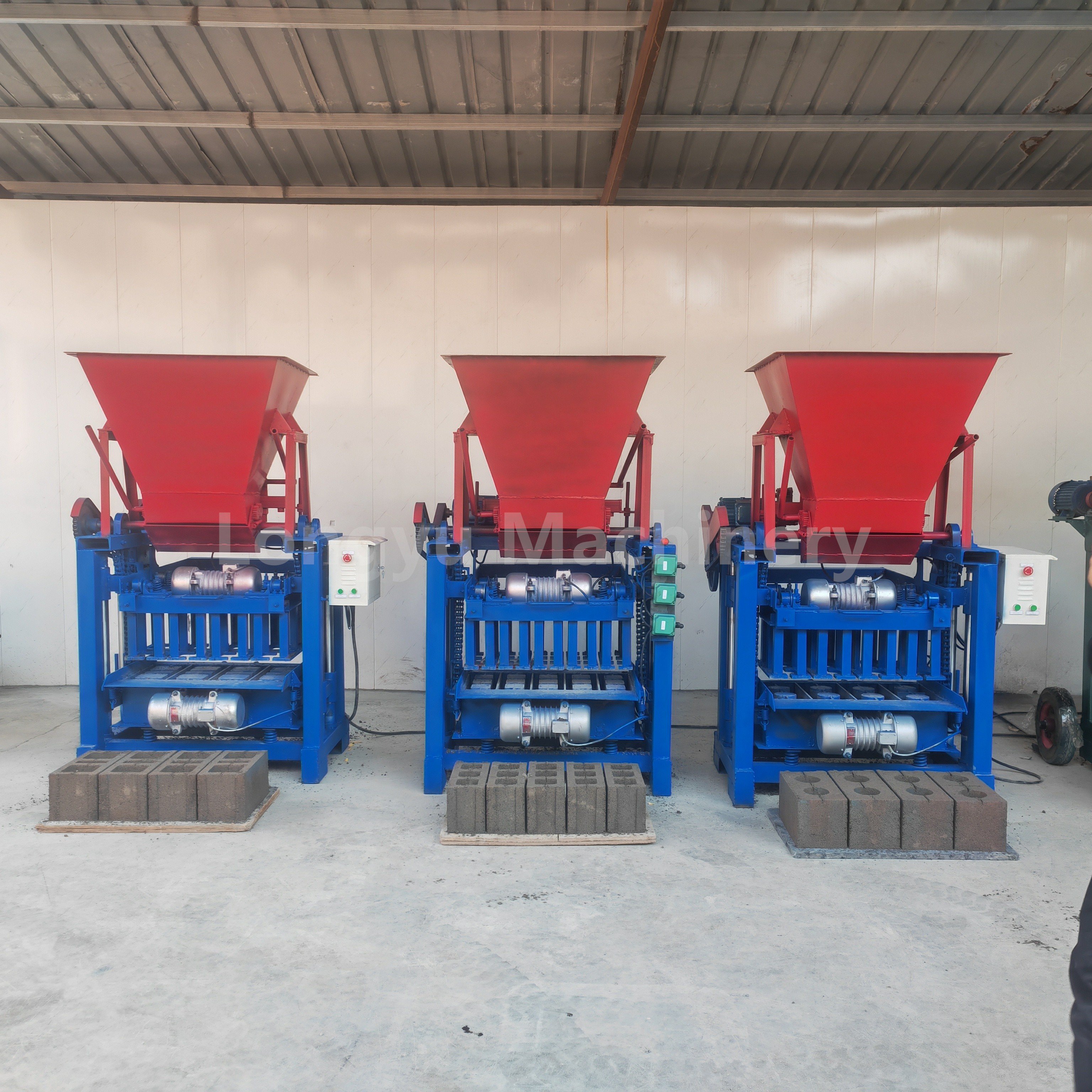 Factory Production Bricks Making Machine 4-35 Block Molding Machine Concrete hollow Bricks Machine