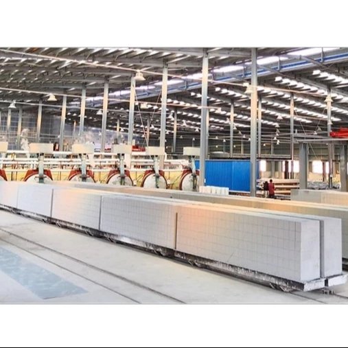 Fully Automatic Autoclaved Aerated Concrete Brick Making Machine AAC Big Machines Gas Block Equipment