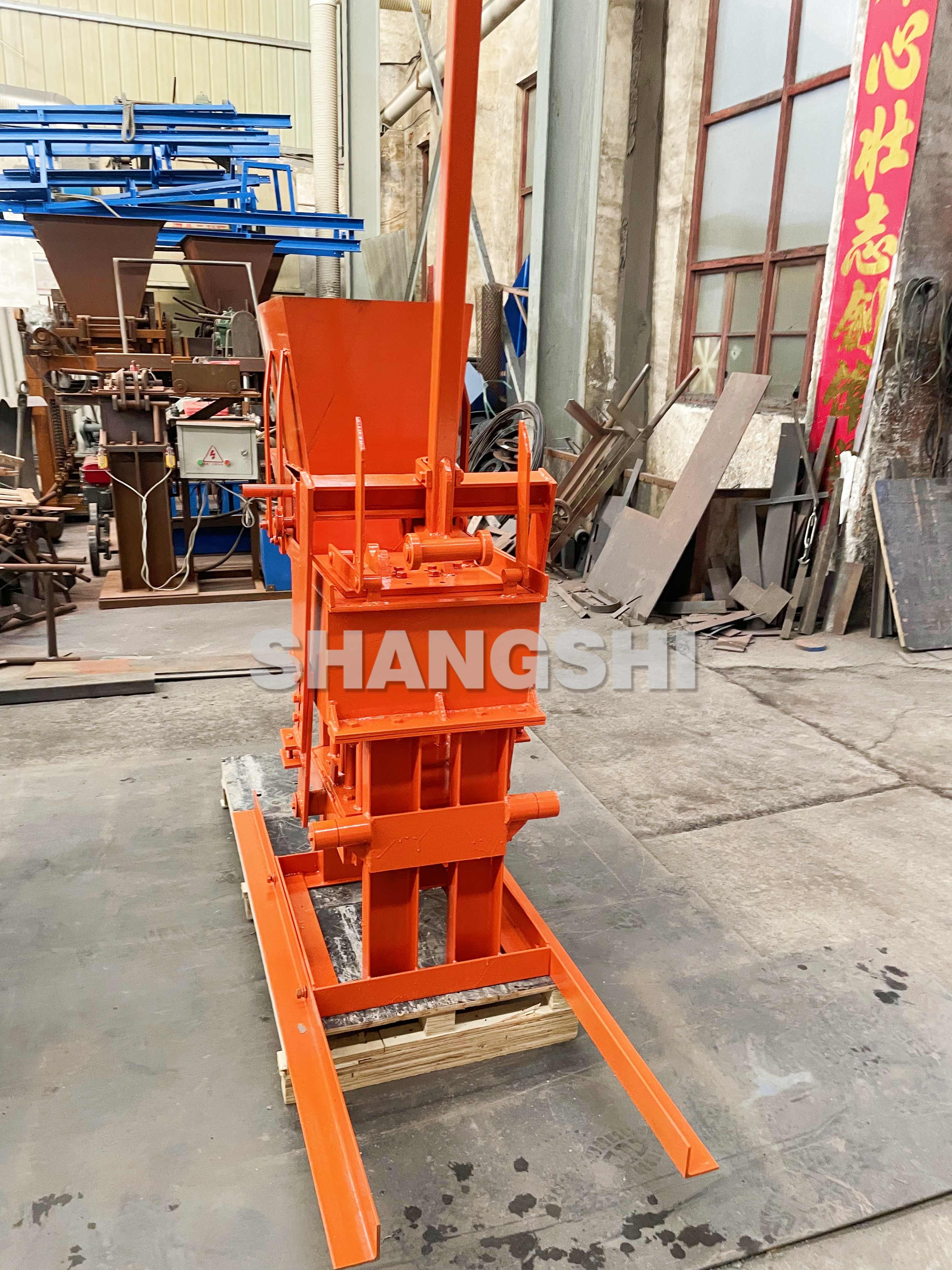 Small manual clay soil interlocking brick making machine clay block machine manual compressed earth blocks machines