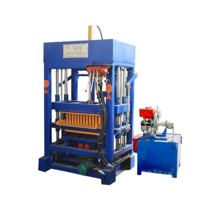 Easy Operational 15Mpa Rated Pressure Semi-automatic Cement Concrete Hollow Blocks, Solid Block, Paving Brick Making Machine