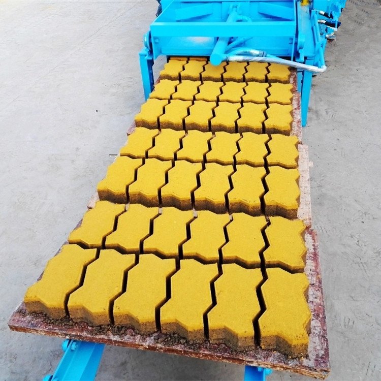 Semi Automatic Hollow Paving Block Moulding Machine Concrete Cement Block Brick Making Machine