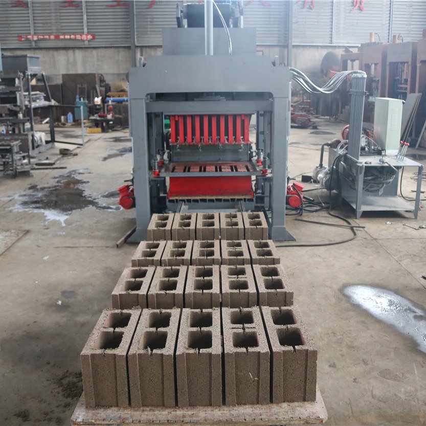 Semi Automatic Hollow Paving Block Moulding Machine Concrete Cement Block Brick Making Machine