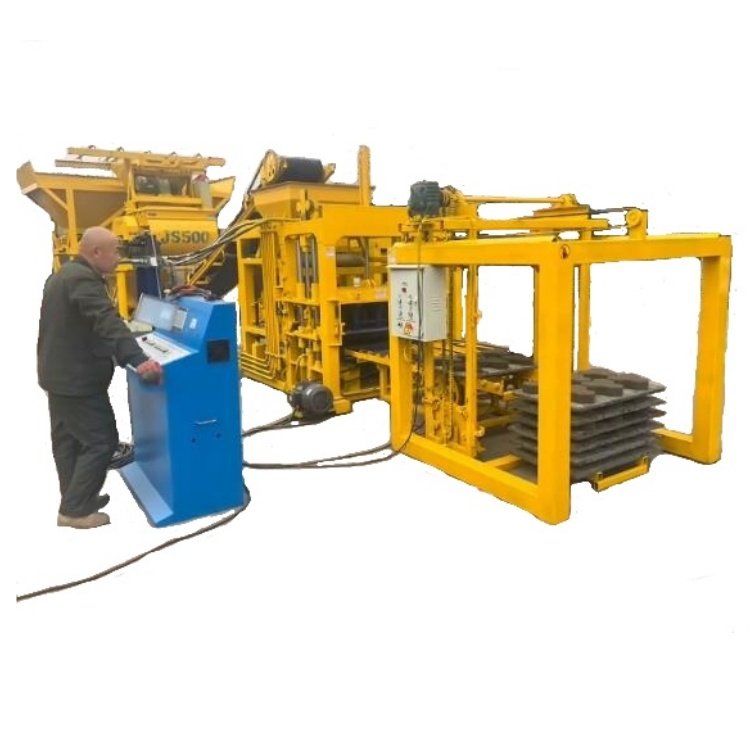 QT4-15 Automatic Brick Making Machine adobe InDesign hollow blocks machine Concrete brick making machinery