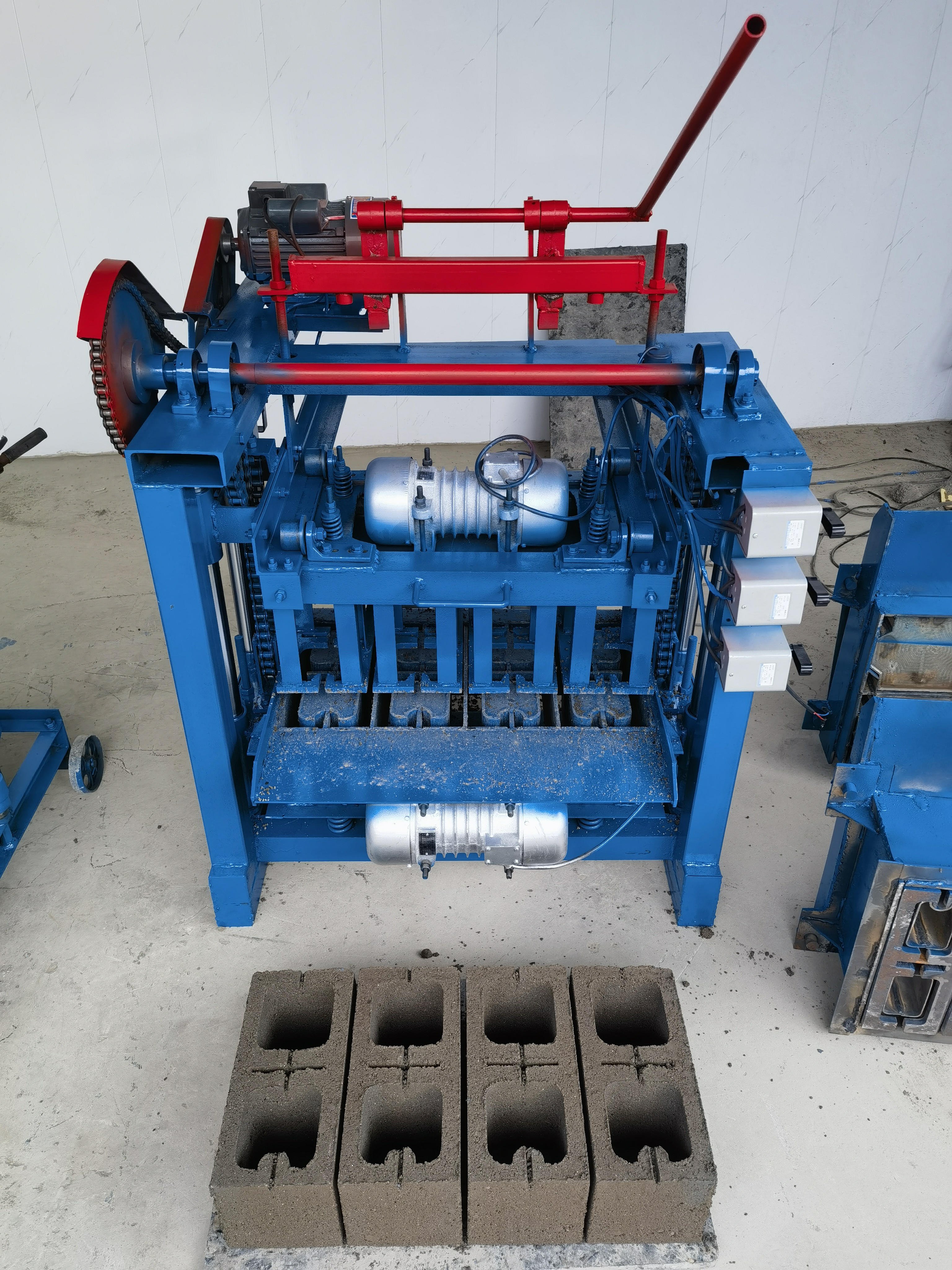 Hollow Block Brick Making Machine Concrete Brick Making Machine Manual Interlocking Brick Machine