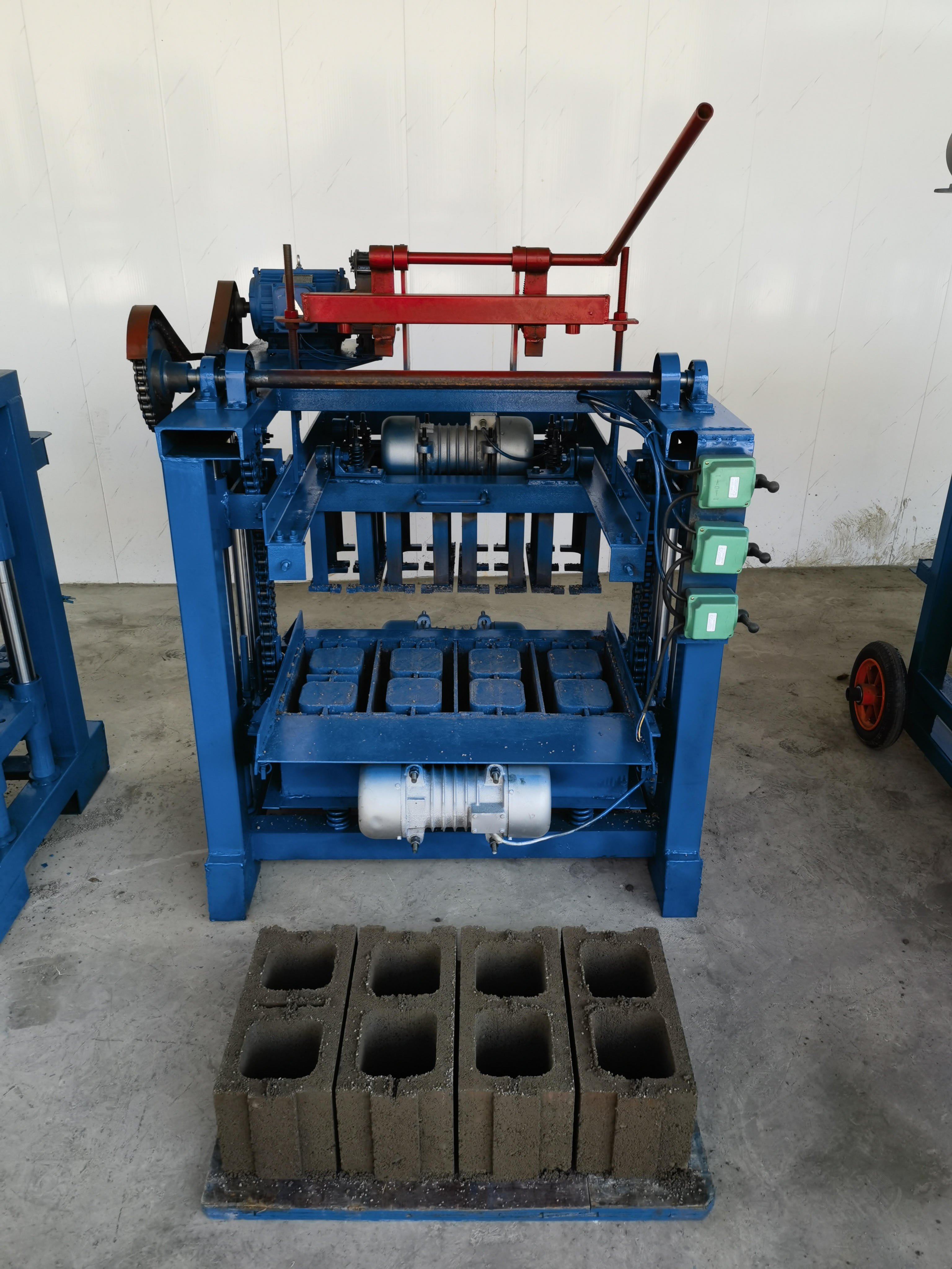 Hollow Block Brick Making Machine Concrete Brick Making Machine Manual Interlocking Brick Machine