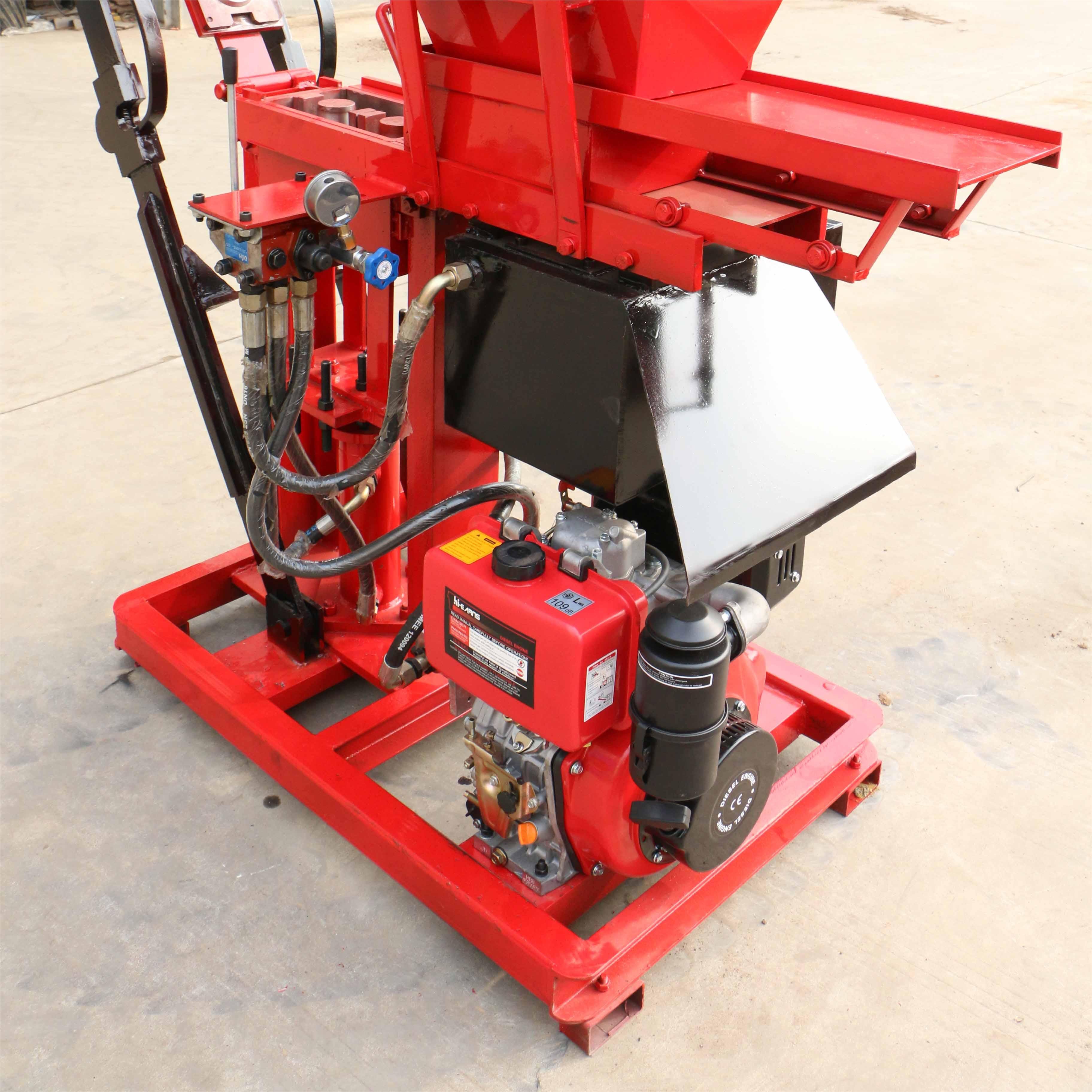 brick making machine Ronglian Machinery RL1-25 btc brick machine