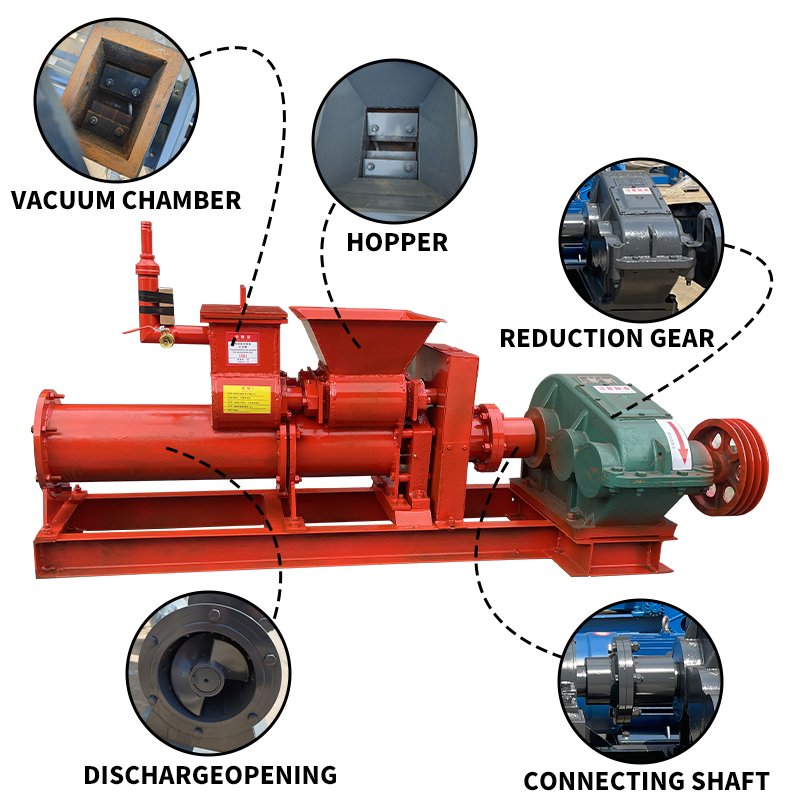 Low Cost Automatic Earth Brick Extruder Brick Factory Manufacturer For Sale Clay Brick Making Machines In Uganda
