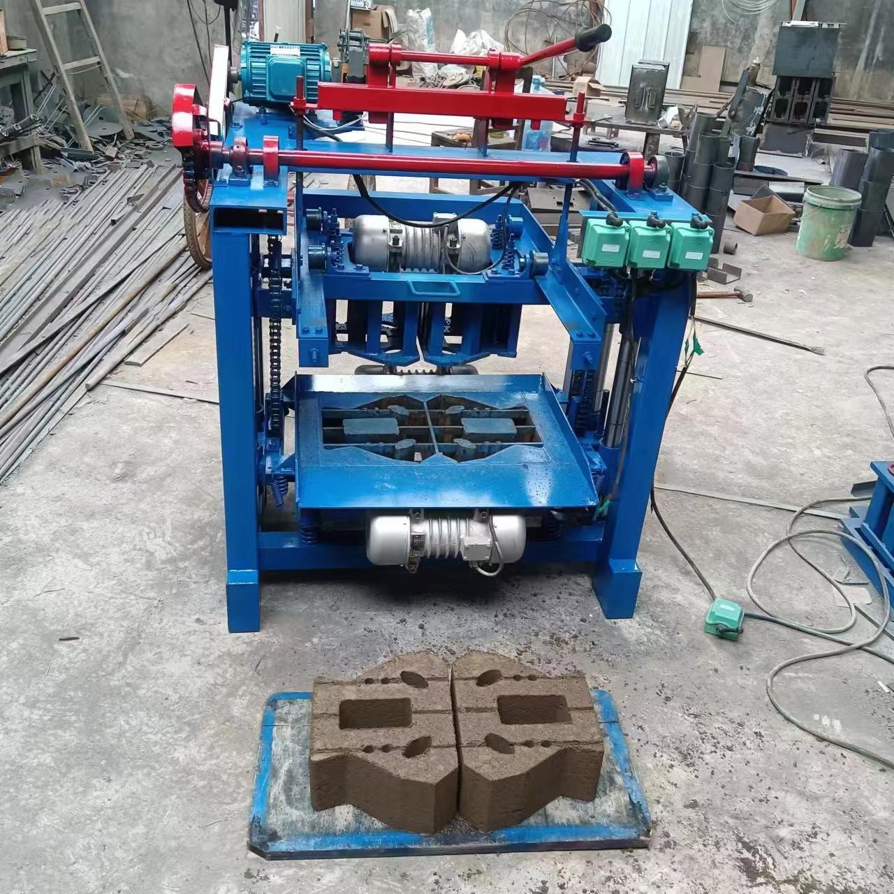 Mobile Cement hollow brick making machine block molding machine