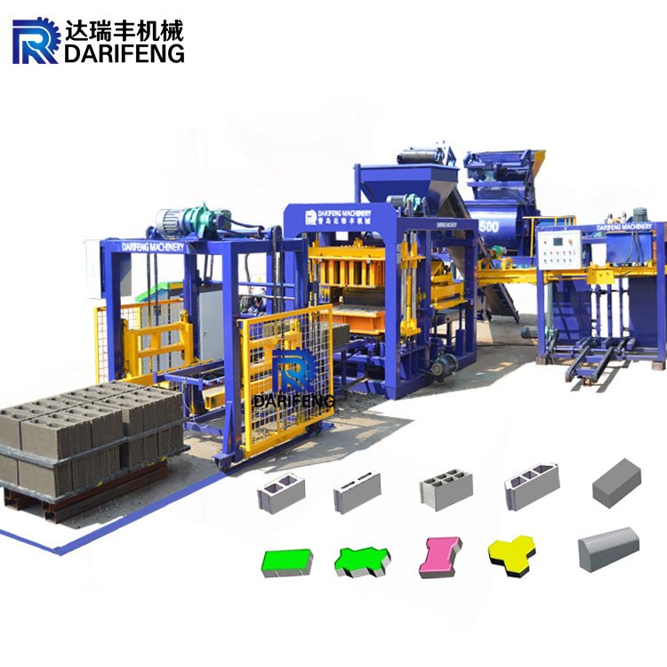 QT5-15 CHB block machine Darifeng Full Automatic Hydraulic hollow block brick making machine in philippines price list