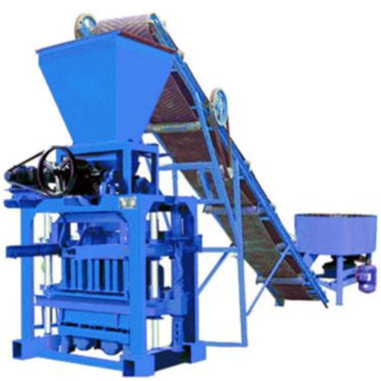 ZCJK QTJ4-40A low price with mixer belt conveyor Semi-Automatic Block Machine in Tanzania