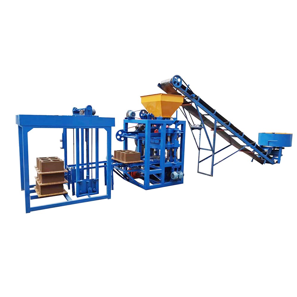 Good Selling Qt4-24 Semi Automatic Brick Making Machine Paver Block Making Machine