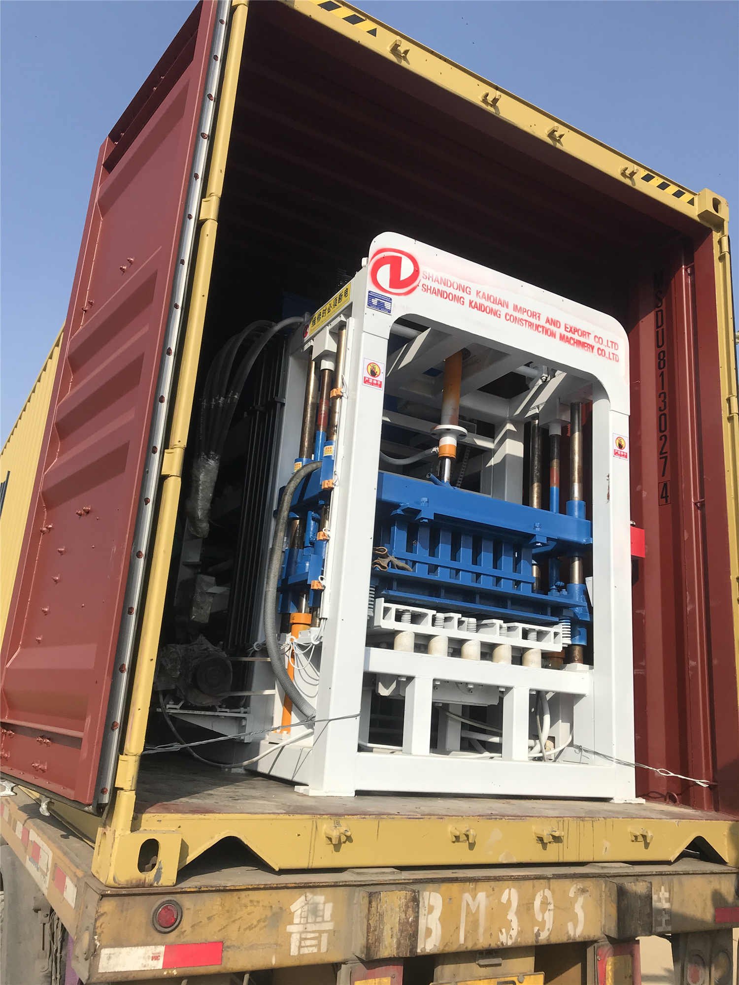 QT4-15B full automatic hydraulic hollow concrete cement brick making machine interlock block machine