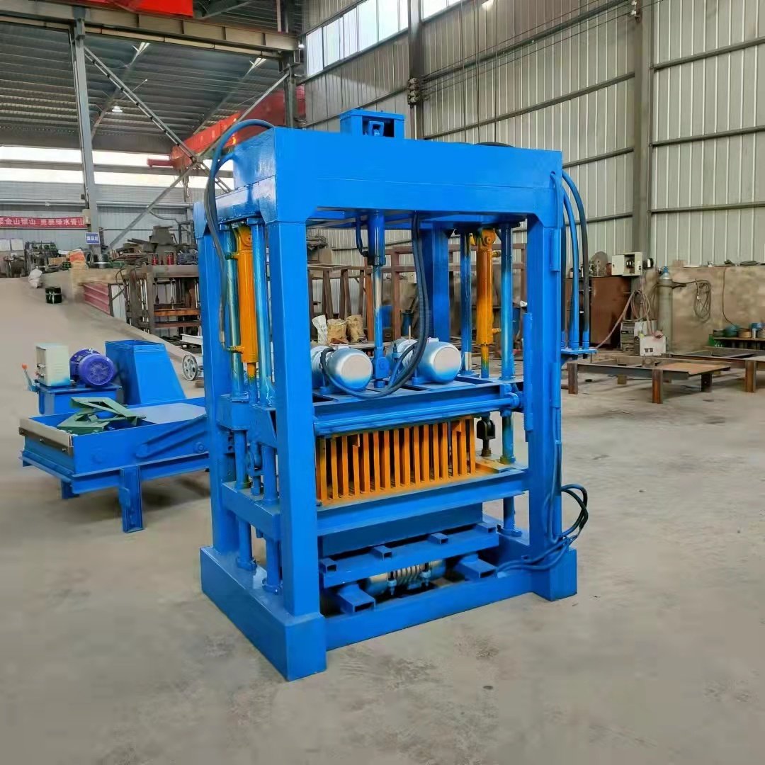 HY4-30 Bricks Blocks Cement Brick Making Machinery Semi-automatic Domestos Block Bricks Manufacturing Jobs To Do At Home