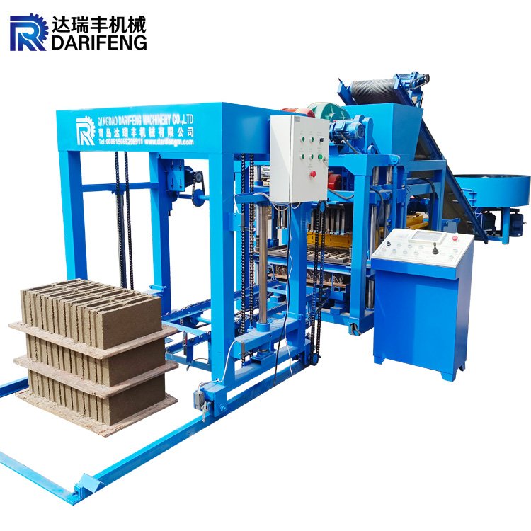 qty4-25d block making machine production line from china factory