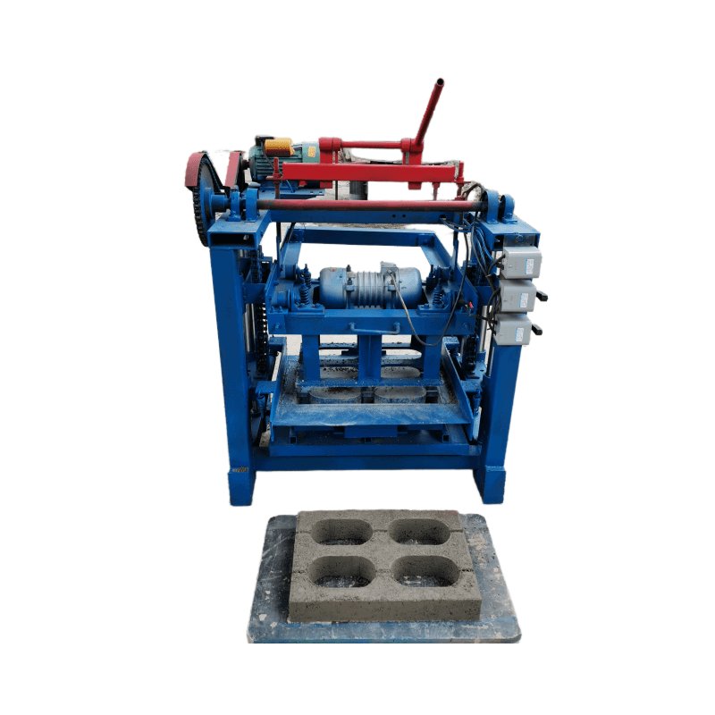 Automatic 4-35 Industrial Vibrating Interlock Soil Concrete Brick Maker .custom Mold Production Hollow Cement Plate Chinese 600