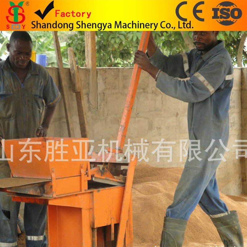 Mini Clay brick making machine qmr2-40 small business machines interlocking brick making machine