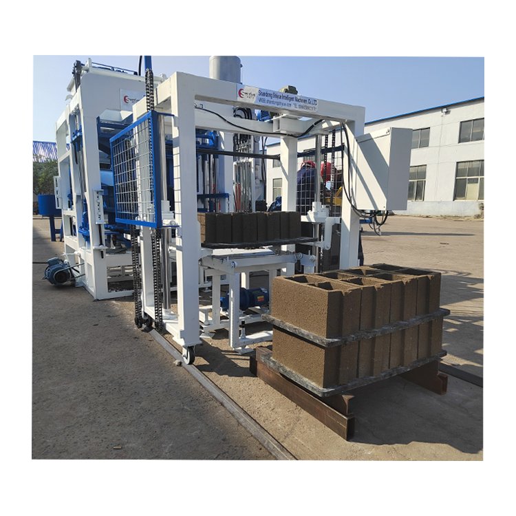 QT 4-15 bigger full Automatic hollow concrete interlock cement block machine brick making machinery