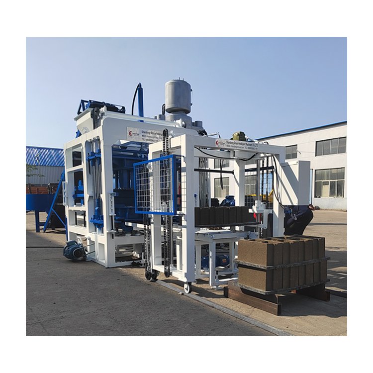 QT 4-15 bigger full Automatic hollow concrete interlock cement block machine brick making machinery