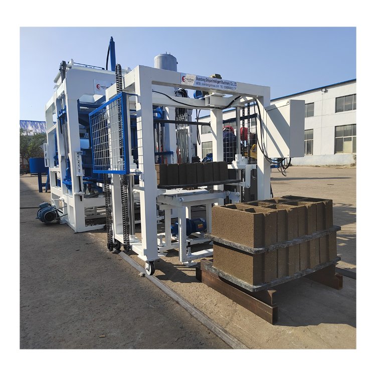 QT 4-15 bigger full Automatic hollow concrete interlock cement block machine brick making machinery
