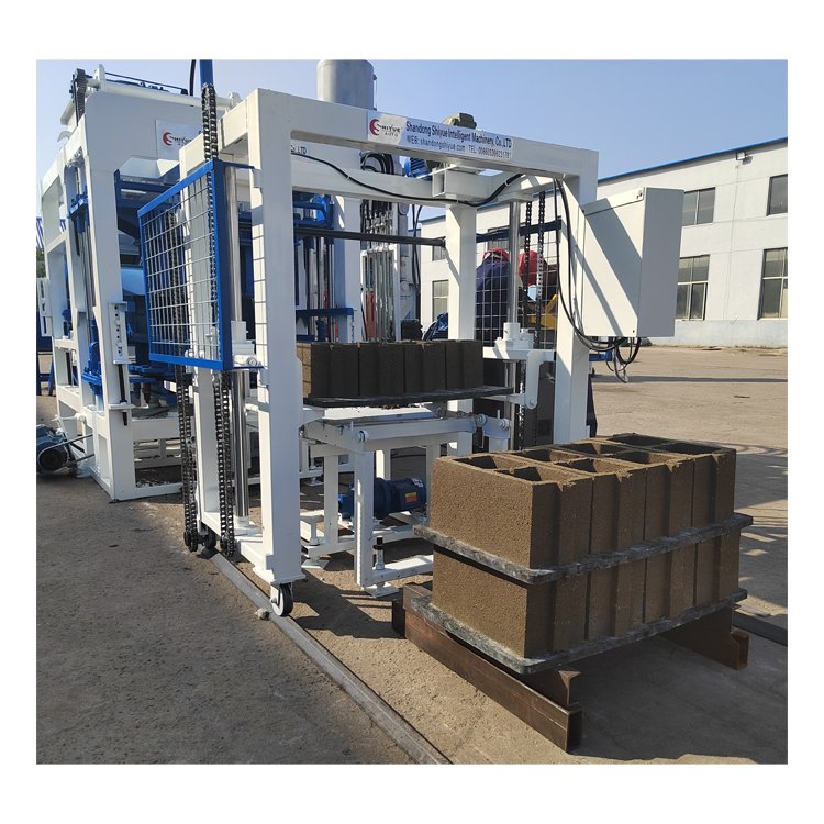 QT 4-15 bigger full Automatic hollow concrete interlock cement block machine brick making machinery