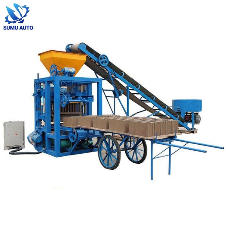 4-26 Interlocking Road Concrete Cement Block Making Machine