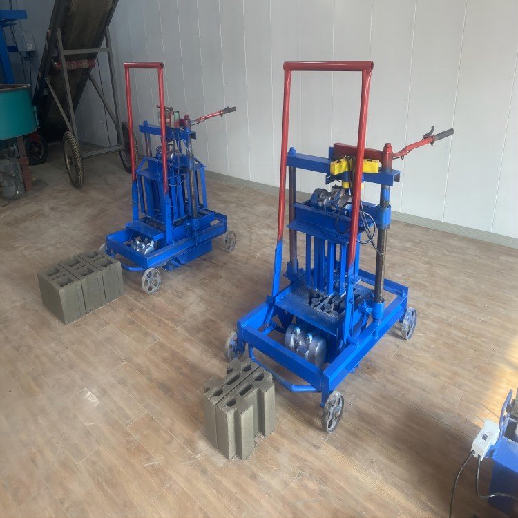 Hollow Concrete Cement Block Brick Making Machine Rotation Type Brick Making Machinery