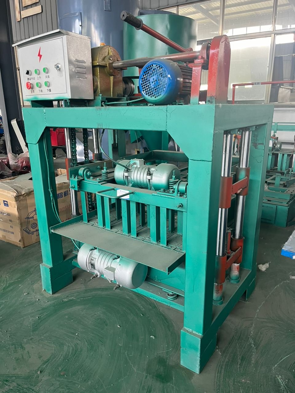 Earth Mud Soil Clay Brick Making Machine Fully Automatic Vacuum Extruder Red Custom Diesel Engine Hollow Block Making Machine