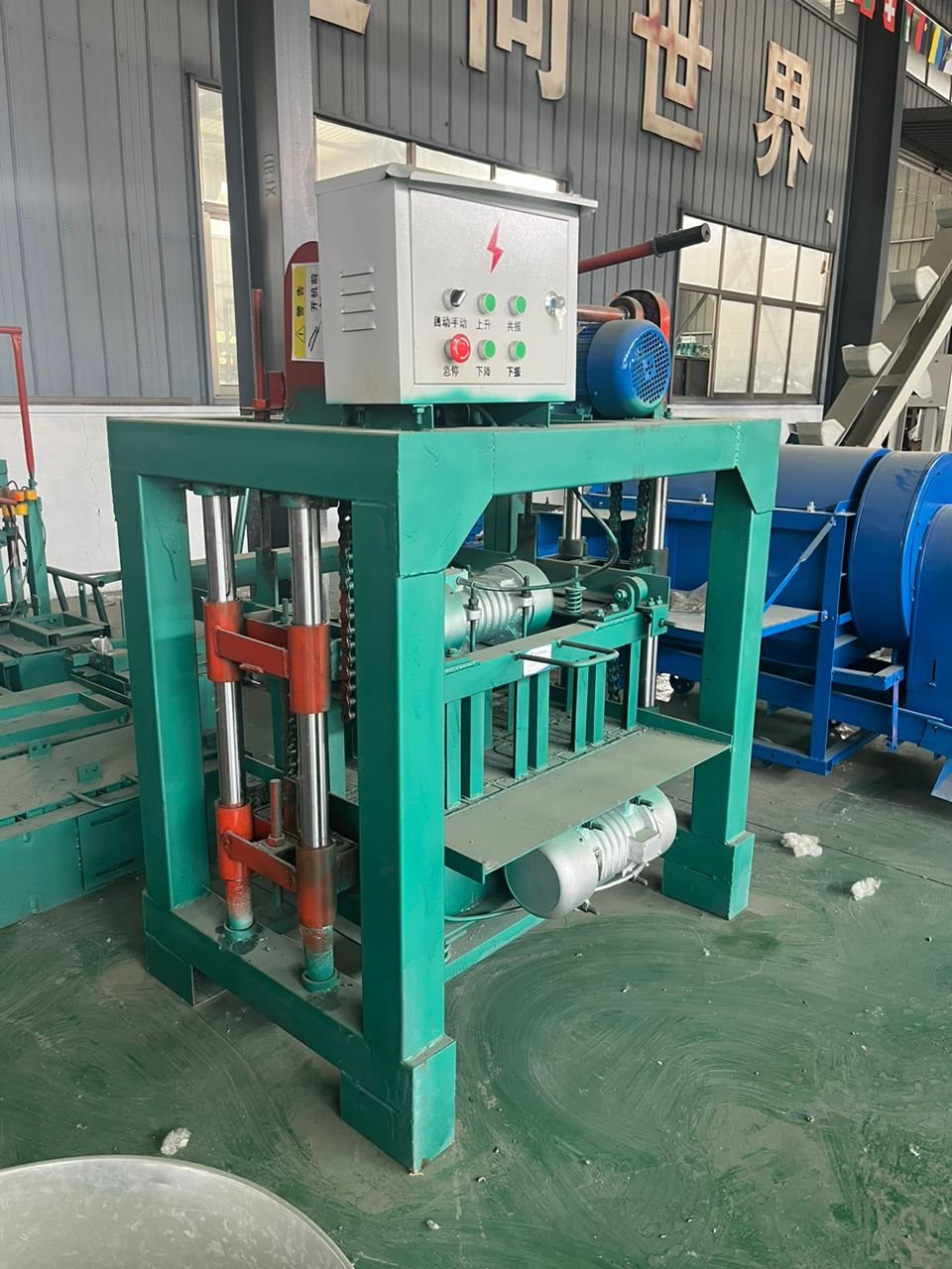 Earth Mud Soil Clay Brick Making Machine Fully Automatic Vacuum Extruder Red Custom Diesel Engine Hollow Block Making Machine