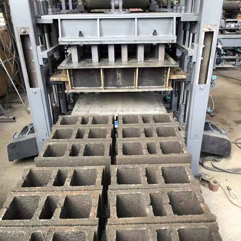 Block Making Machine Semi Automatic Hollow Concrete Cement Concrete Block Molding Brick Make Machinery