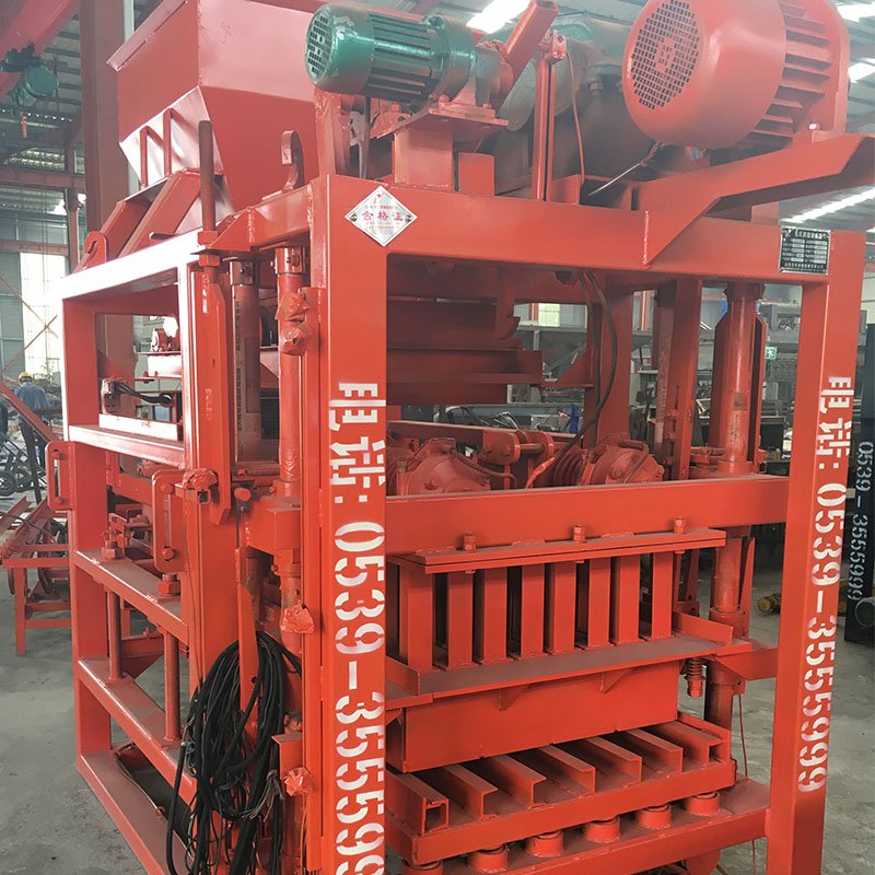 China Manufacturer Heavy Duty QT4-25 Concrete Block Machine Electric Vibration Hydraulic Press Brick Making Machine