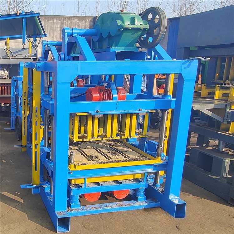 TIEJIA Popular QT40 Manual Hollow Interlocking Block Brick Making Machine with Low price Hollow Block Making Machine